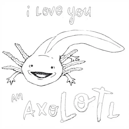 Axolotl Coloring Page