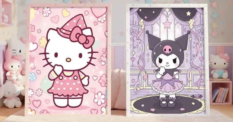 Hello Kitty and Sanrio Character Posters