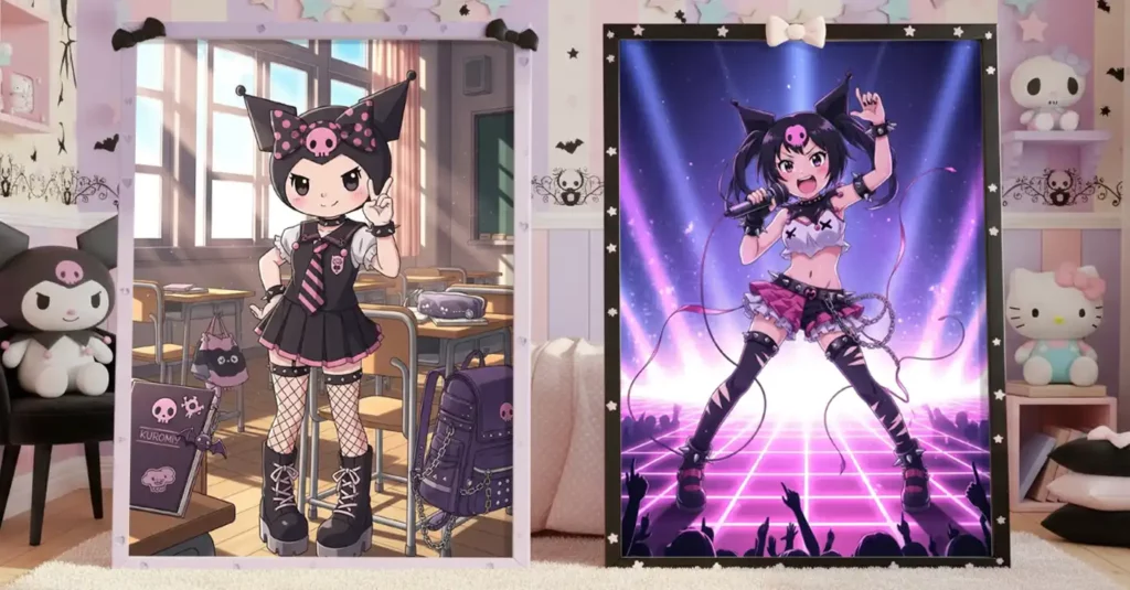 Kuromi Sanrio posters and wallpapers