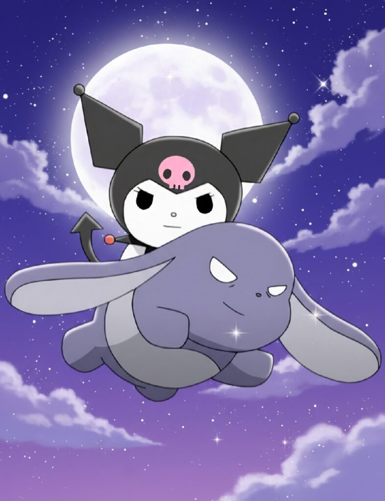 Kuromi and Baku Partners in Mischief and Magic