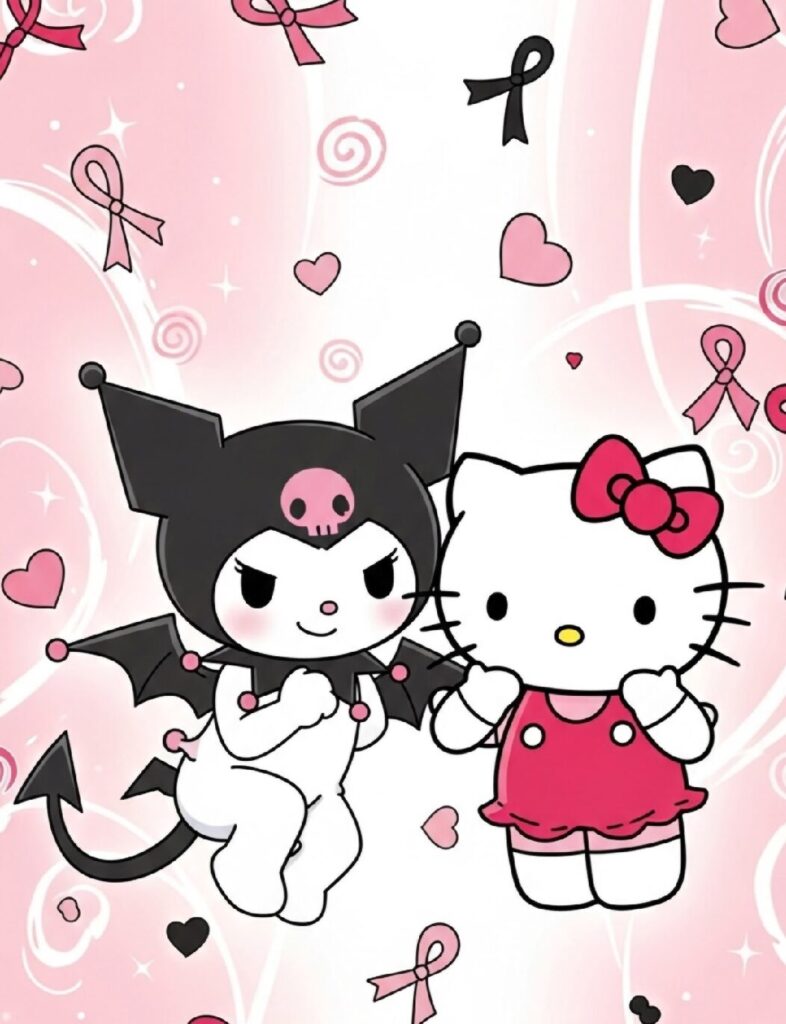 Kuromi and Hello Kitty When Sweet Meets Punk