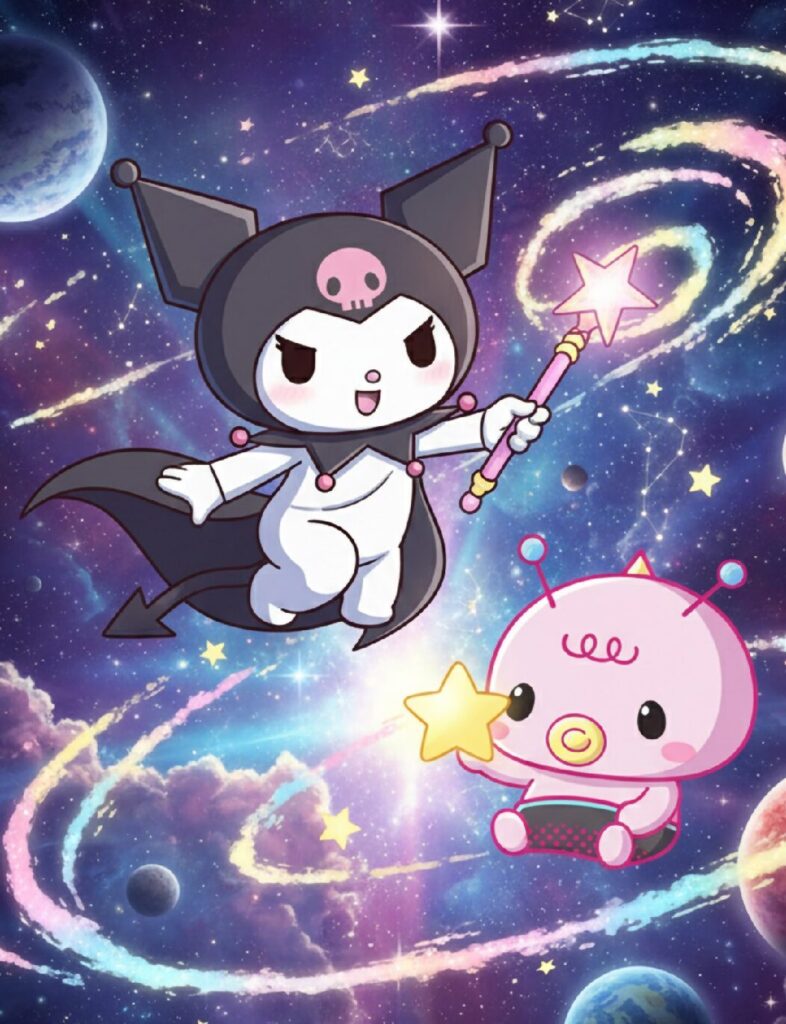 Kuromi and Koni Across the Stars and Beyond