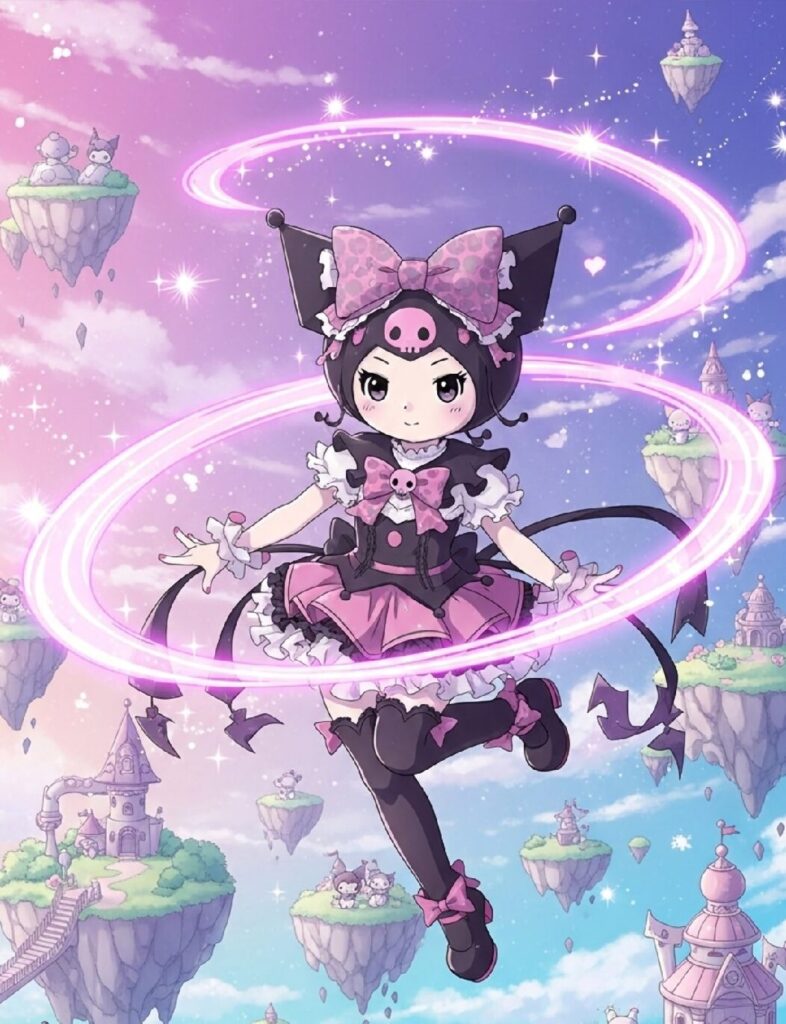 Kuromi’s Pretty Journey Through Her Dreamy World