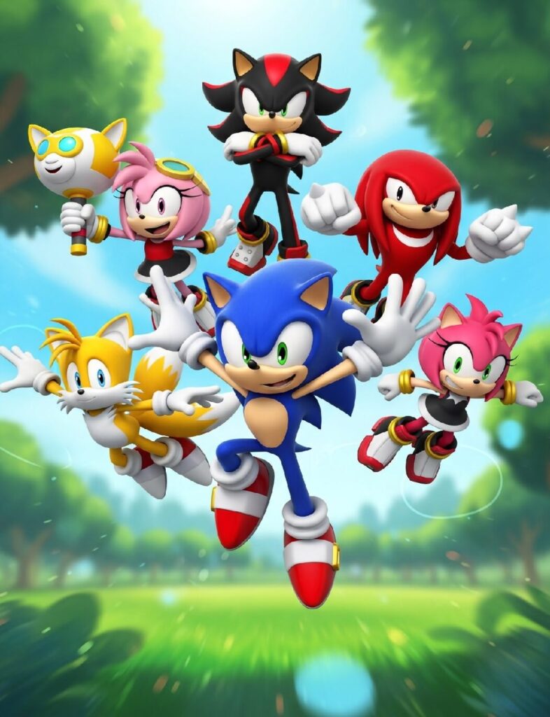 Sonic Superstars Action Scene