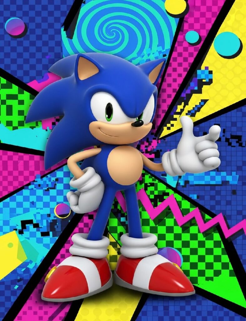 Sonic the Hedgehog Classic Style Render
