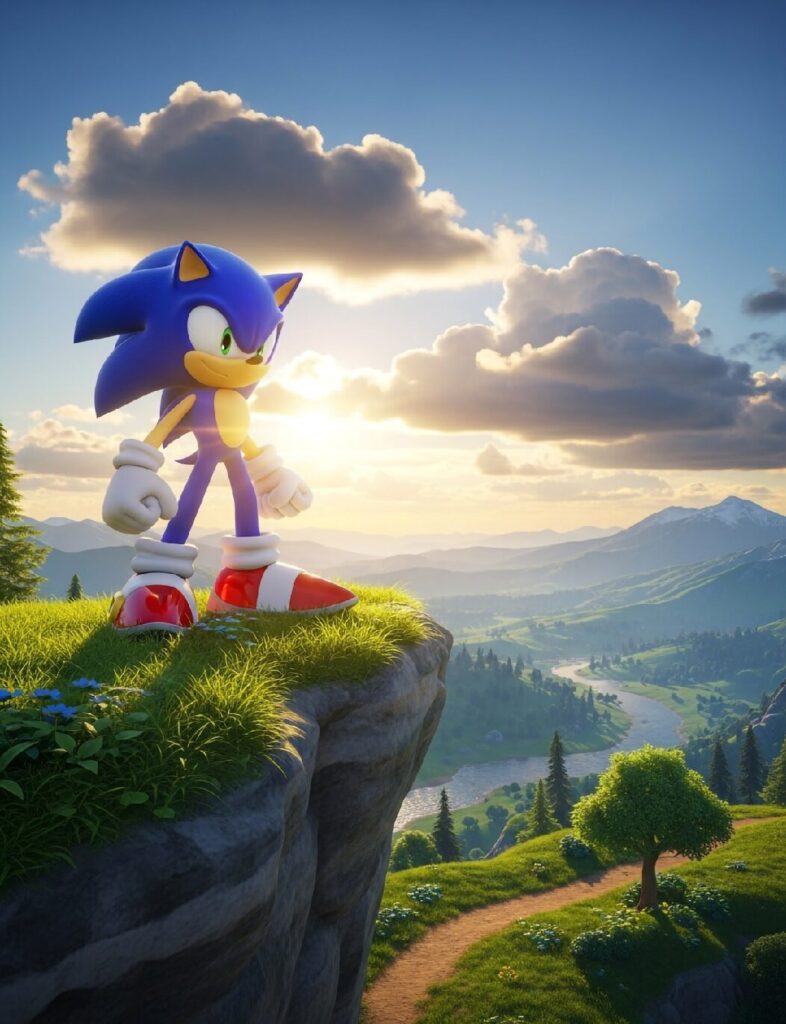 Sonic the Hedgehog Frontiers Render